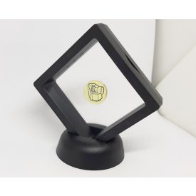   14K arany érem fémjelezve - 2 cm átmérővel, 2mm vastagságban