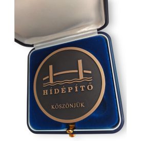 CNC mart bronz érem 7 cm-es méretben 