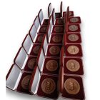 CNC mart bronz érem 7 cm-es méretben 