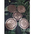 CNC mart bronz érem 7 cm-es méretben 