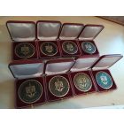 CNC mart réz érem 5 cm-es méretben 