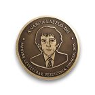 CNC mart réz érem 5 cm-es méretben 