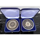 CNC mart réz érem 5 cm-es méretben 