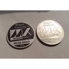 CNC mart réz érem 5 cm-es méretben 