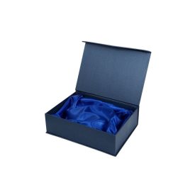 Díszdoboz 21x19x7cm kék