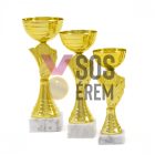 Egyedi gravírozott felirattal ellátott basic serleg 19cm