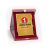 Arany plakett piros dobozban 19x23 cm