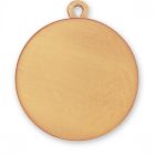 Egyedileg gravírozott Levél mintás érme - bronz