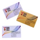 Egyedi, akár színes mintával készített fém névjegykártya - ezüst