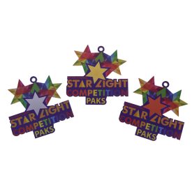 UV nyomtatott, egyedi alakú fém érem 