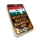 UV nyomtatott, egyedi alakú fém érem 