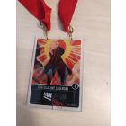 UV nyomtatott, 8 cm-es, egyedi alakban vágott plexi érem