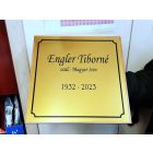 Egyedi szinterezett aluminium tábla készítése