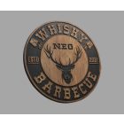 Egyedi borovifenyő cégér a Te elképzelésed alapján - 100 cm kör