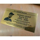 Egyedi réz tábla  / emléktábla / cégtábla készítése